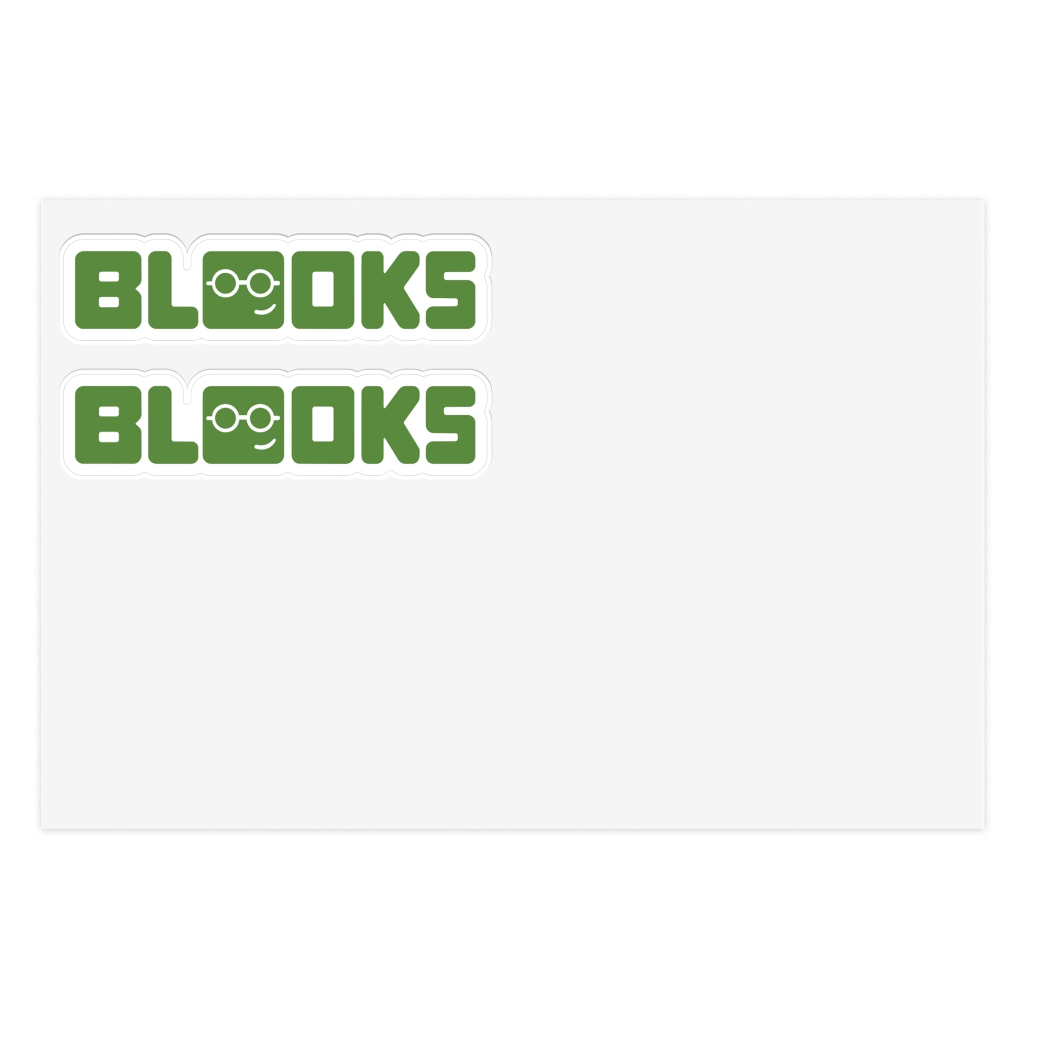 Green Retro 'BLOOKS' Decal Pack